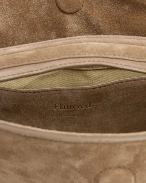 Flattered - Hera handbag, suede sand