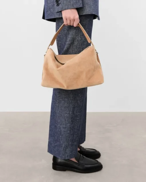 Flattered - Hera handbag, suede sand
