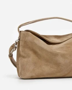 Flattered - Hera handbag, suede sand