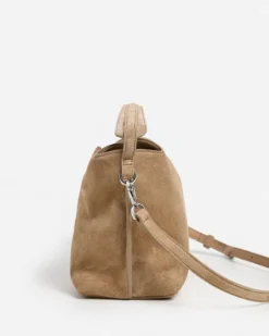 Flattered - Hera handbag, suede sand