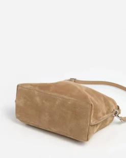 Flattered - Hera handbag, suede sand