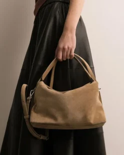 Flattered - Hera handbag, suede sand