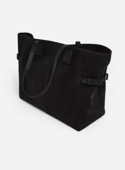 Flattered - Lesley tote bag, suede black