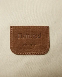 Flattered - Lesley tote bag, suede bourbon