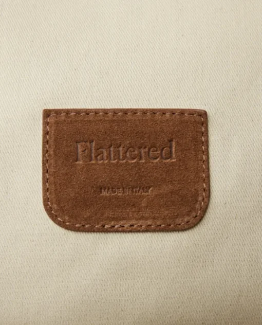 Flattered - Lesley tote bag, suede bourbon