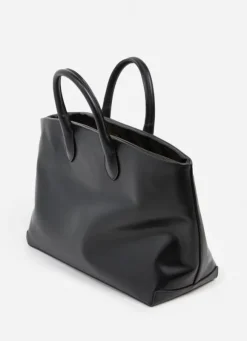 Flattered - Lola tote bag leather, black