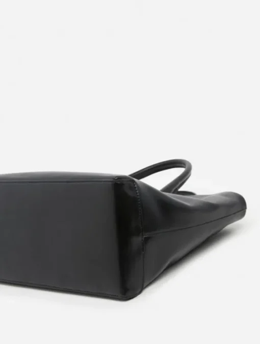 Flattered - Lola tote bag leather, black