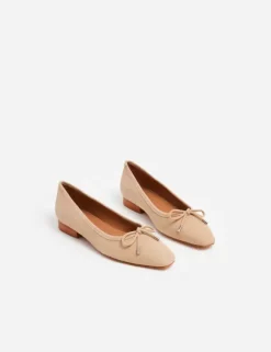 Flattered - Monica ballerinat, sand suede