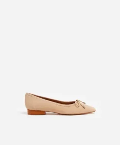 Flattered - Monica ballerinat, sand suede