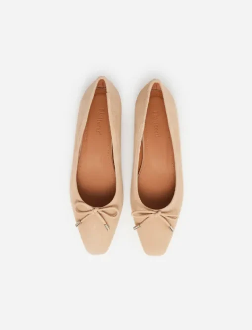 Flattered - Monica ballerinat, sand suede