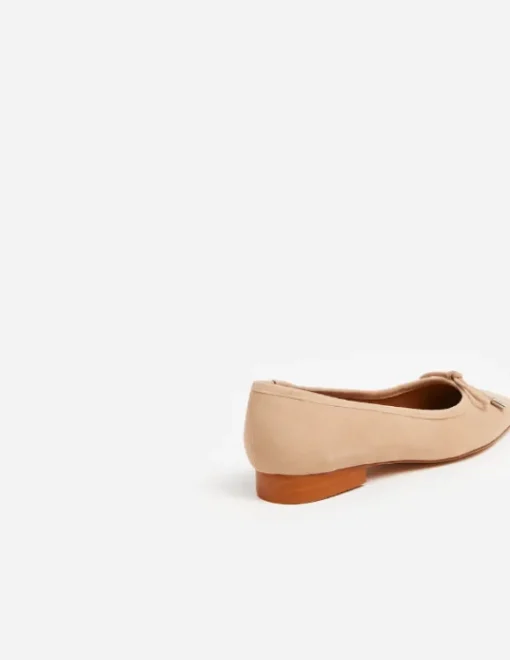 Flattered - Monica ballerinat, sand suede