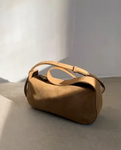 Flattered - Tuna shoulderbag, sand suede