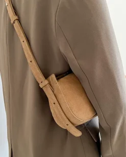 Flattered - Tuna shoulderbag, sand suede