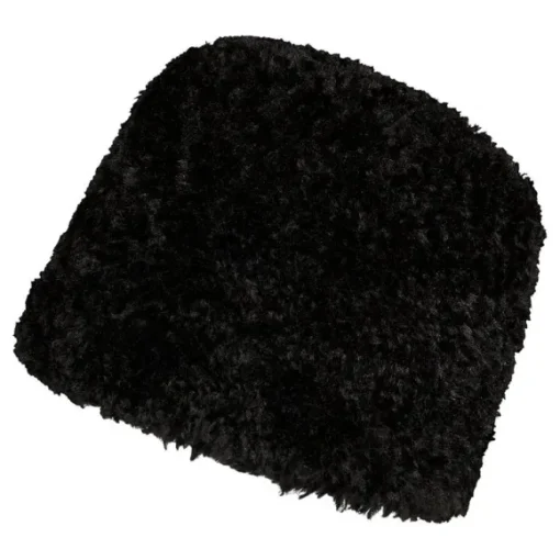 Gauhar - Faux fur tekoturkishattu, black