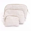 Gauhar - kosmetiikkapussi raidallinen beige-valk