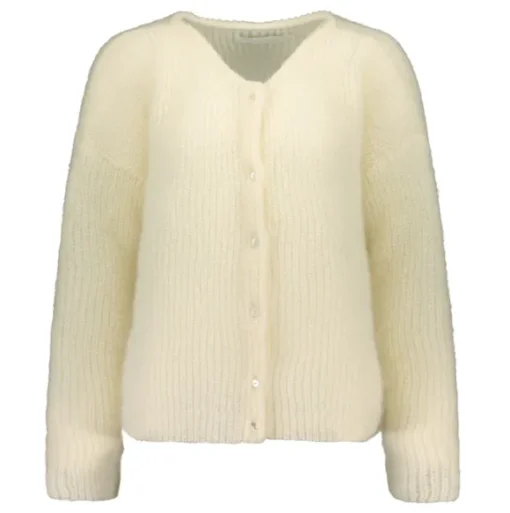Gauhar - Mohair neuletakki, white