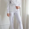 Gauhar - puuvillainen pyjama, valkoinen