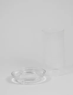 Gilly lasinen kynttilänjalka pöytäkynttilälle