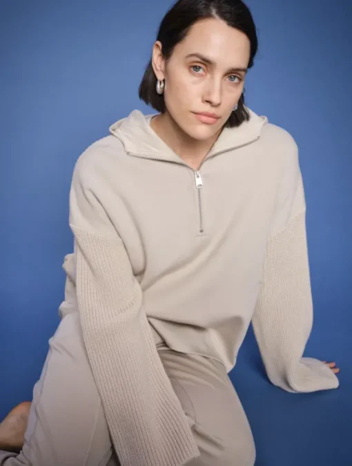 Hallie neulehuppari, feather grey