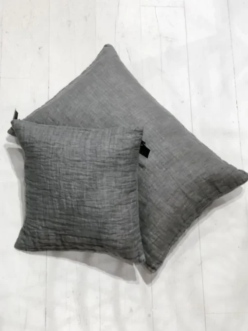 Himla - Hannelin pellavatyynynpäällinen, tummanharmaa