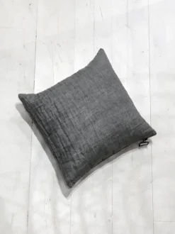 Himla - Hannelin pellavatyynynpäällinen, tummanharmaa