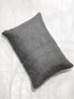 Himla - Hannelin pellavatyynynpäällinen, tummanharmaa