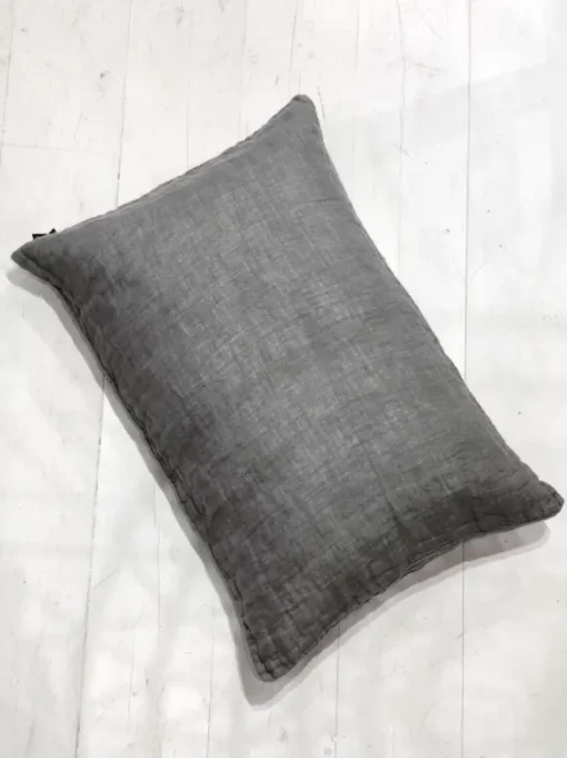 Himla - Hannelin pellavatyynynpäällinen, tummanharmaa