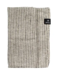 Himla - raidalliset pellavaservetit (4pl), kohl/natural
