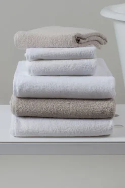 Himla beige froteepyyhe, kaksi kokoa
