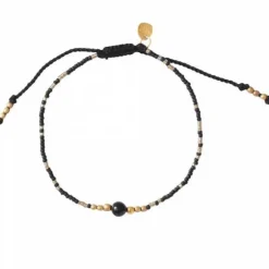 Iris rannekoru Black Onyx, gold