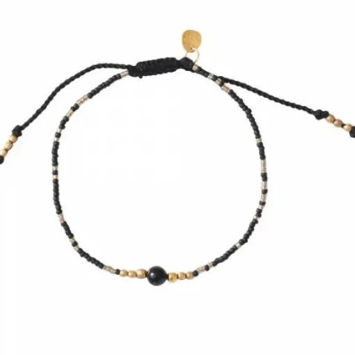 Iris rannekoru Black Onyx, gold