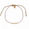 Iris rannekoru Rose Quartz, gold