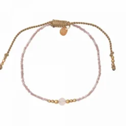 Iris rannekoru Rose Quartz, gold