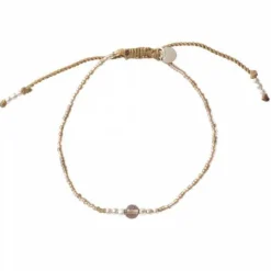 Iris rannekoru Smokey Quartz, silver