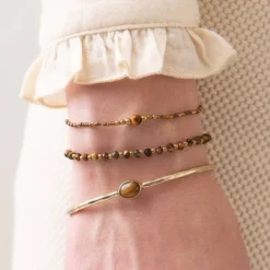 Iris rannekoru Tiger Eye, gold