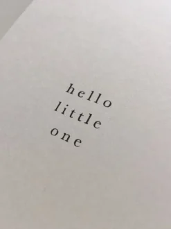 Joyem - Hello little one -kortti