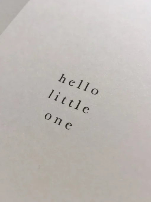 Joyem - Hello little one -kortti