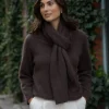 Karlee cashmere neule, dark chocolate