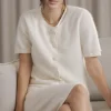 Karlia lyhythih cashmere neuletakki, cream