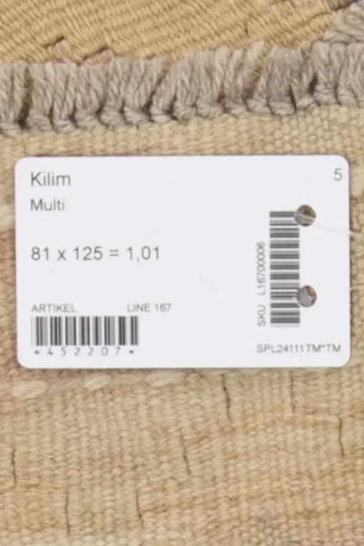 Kelim matto, multi #606 / 80x125cm