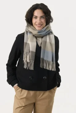 Kitha huivi villaa, smokey olive