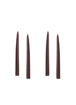 Kruunukynttilä lyhyt 20cm chocolate