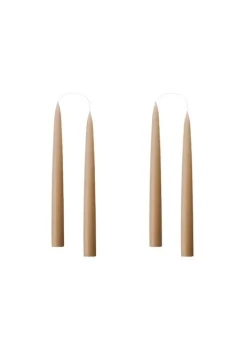 Kruunukynttilä lyhyt 20cm nougat