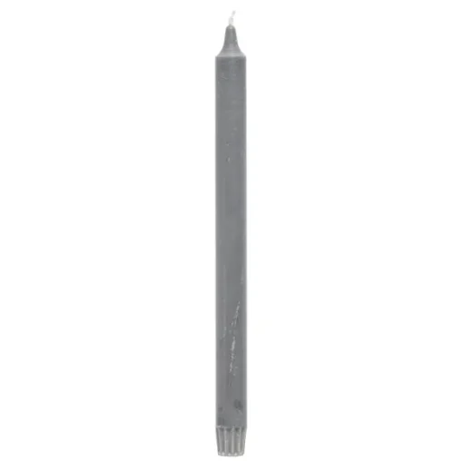 Kruunukynttilä 8-pack, grey