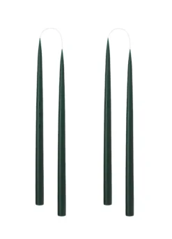 Kruunukynttilä pitkä 35cm, forest green