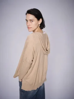 Lita neulehuppari cashmerea, sesame
