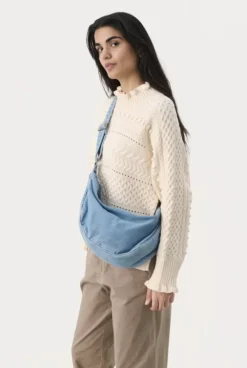 Luanes laukku, medium blue denim