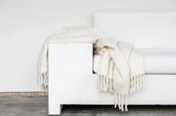 Luxury Kid Mohair torkkupeitto, White