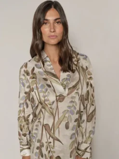 Maiz Lavender mekko, ecru