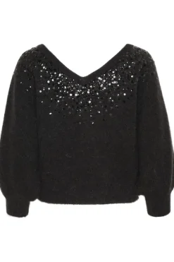 Malan neule, black